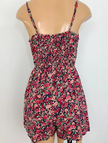 Wild Fable Floral one peice Wrap Romper Size Small