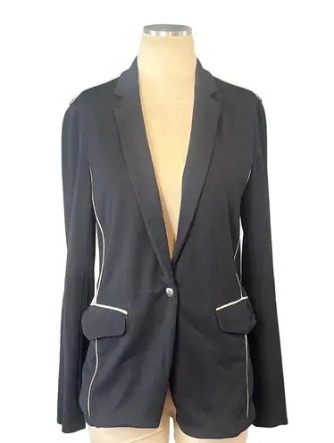 Rag and Bone  Sandrine Blazer in Salute Navy Blue 10 Womens Knit Jacket