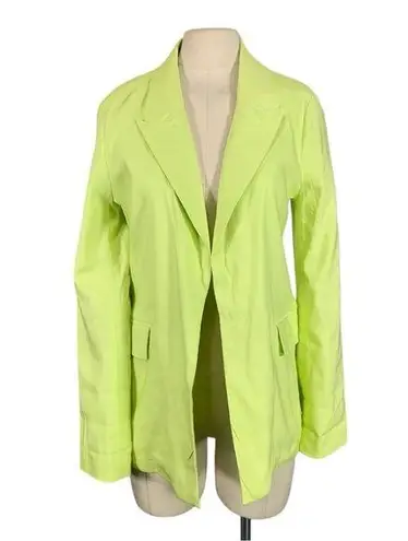 Jason Wu Linen Blend Open Front Blazer Jacket Size Small