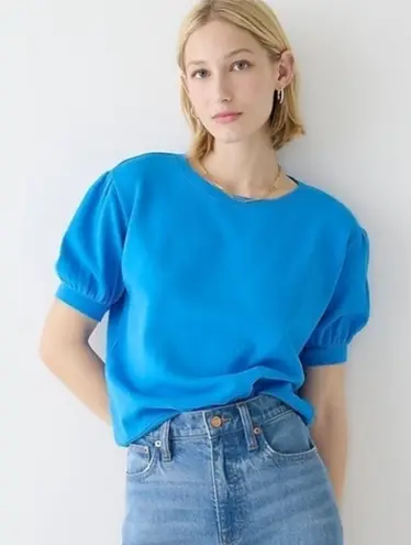 J.Crew  Terry puff-sleeve sweatshirt - Image 1