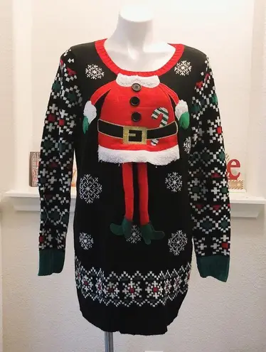 United States Sweaters Crewneck Holiday Sweater in Black/Red, Size L EXCELLENT