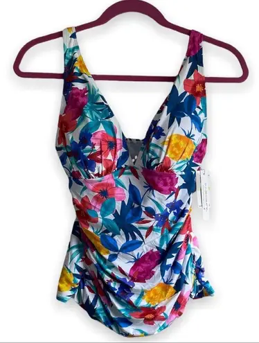 Bleu Rod Beattie New!  Floral Tankini Top