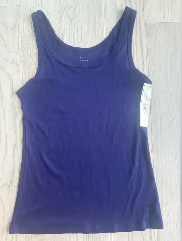 A New Day  Dark Purple Sleeveless Tank Top Medium New NWT