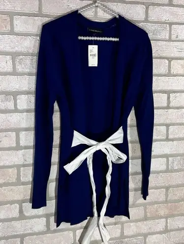 Lane Bryant  NWT Navy Open Front Cardigan Sweater Size 10/12