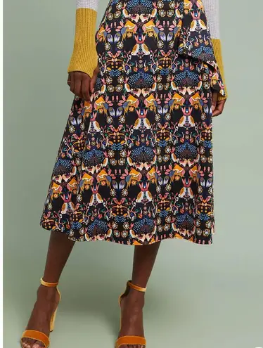 Anthropologie Eva Franco Whimsy Woodland Flora Fauna Pattern
0 Orange