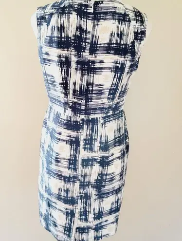 Pendleton abstract silk sheath dress size 6p