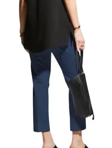 Lafayette 148 Navy Blue Bleecker Mid Rise Straight Leg Dress Pants Women’s Sz 4