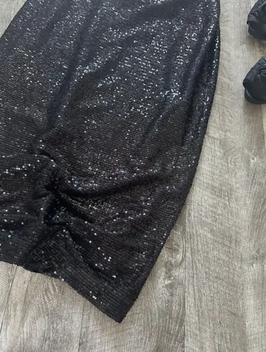 Rachel Roy NWT Sequined Cross Neck Party Cocktail MIDI Dress Size XS