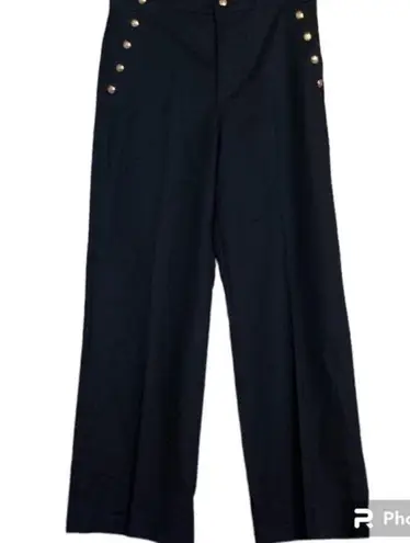 Ralph Lauren Lauren  High Waisted Button Embellished Trousers Size 12