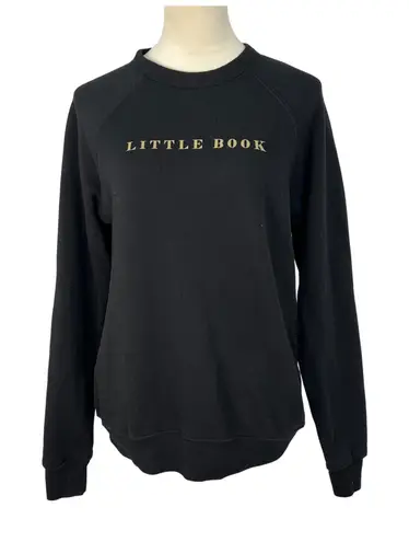 Little Book Bourbon Crafted by Freddie Noe Black Graphic Sweatshirt WomenMedium Size M