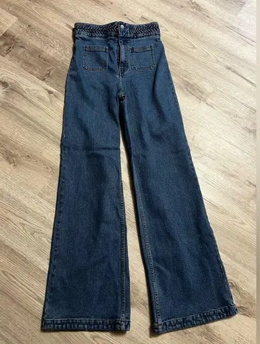MAGALI PASCAL Birkin Jeans Blue Size 8