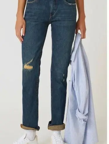 Pilcro and the Letterpress Women's Distressed Ripped Denim Jeans