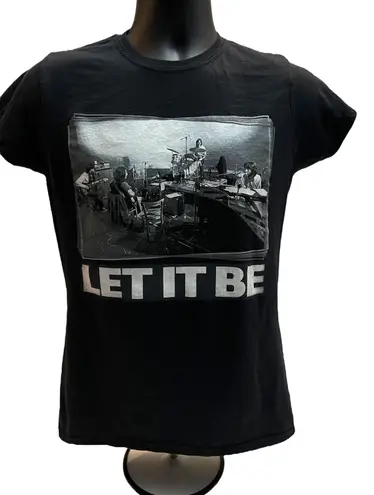 The Beatles The Beatle Let It Be in Studio Woman’s Black T-Shirt XL
