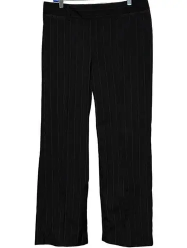 Nine & Co. by Nine West‎ Women's Pinstriped Black Blue Dress Pants Size 12