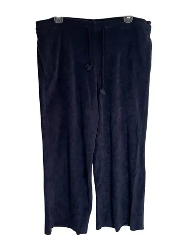 Free People Movement Dark Blue Sweatpants with drawstring Size XS terry cloth