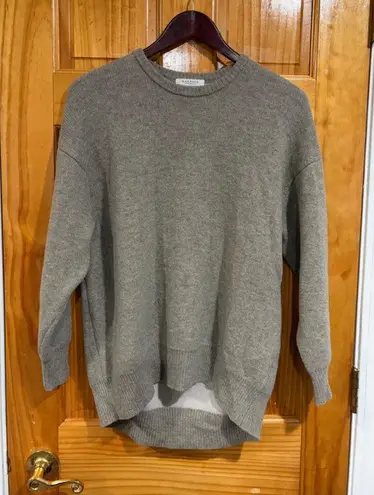 MACPHEE Tomorrowland Taupe Wool Blend Crewneck Sweater Women’s Japan Minimalist Gray