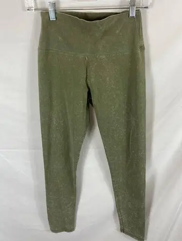 Aerie  Burnout Light Green High Rise Leggings Size Medium