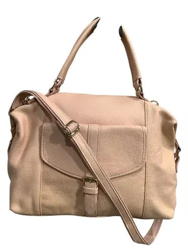 Ora Delphine Elegant Blush Pink Genuine Leather Handbag Excellent Condition. - Image 1