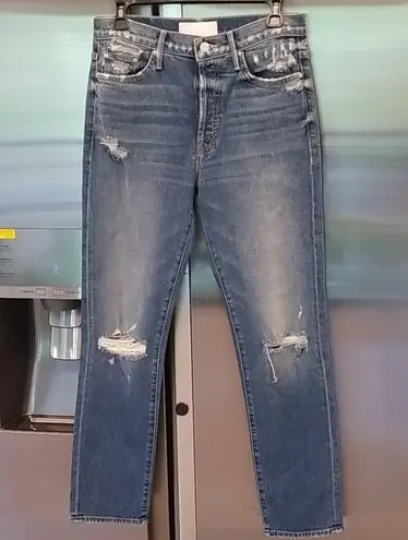 đź’•MOTHER SUPERIORđź’• The Trickster Ankle Jeans ~ On Holy Ground 26 NWOT Blue