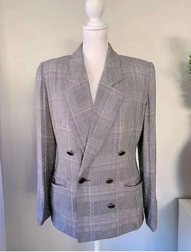 Petite Sophisticate Sz 6P 6 P Adorable Vintage Plaid Blazer / Jacket