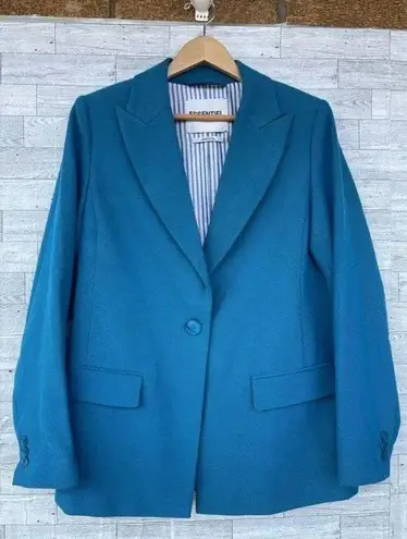 Essentiel Antwerp Cidade Single Breasted Blazer in Palace Blue size 36/4