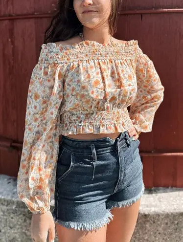 Prómesa Promesa Floral Off-Shoulder Top Women’s Small