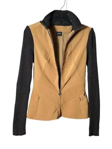 GATTINONI Women's Size 6 US Jacket Fitted Silhouette Wool Knit Sleeves #N5