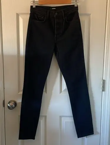 GRLFRND Karolina high rise Jean black size 25 New With Tags! Button Fly