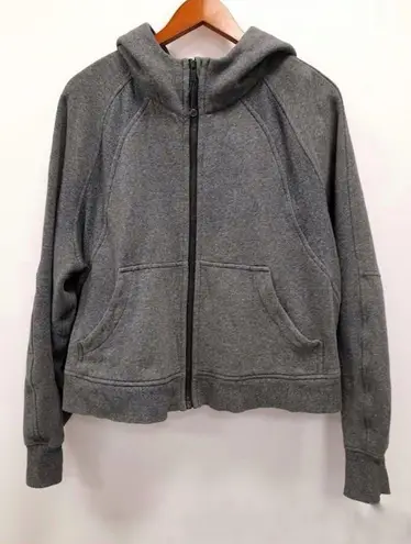 Lululemon Scuba Oversized Full Zip - Heathered Speckled Black - XL/XXL