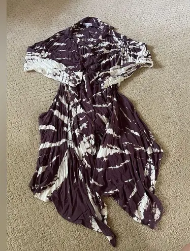 Young Fabulous and Broke  Raine Tie Dye Wrap Dress Size Medium Bin 70