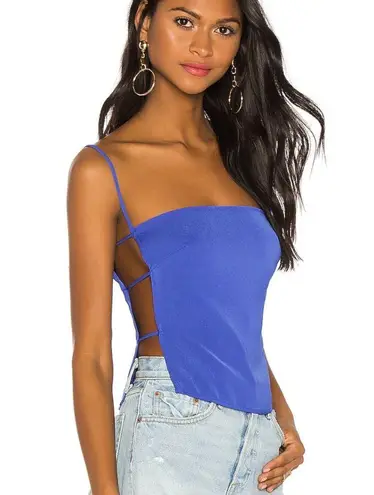 superdown Blue  Revolve Kait Cut Out Cami Top in Cobalt