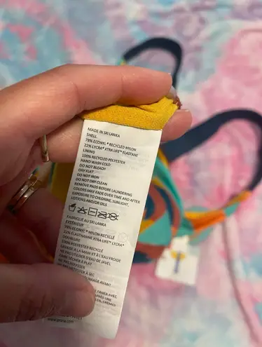 prAna Womens neolani one piece swimsuit Atlantic seaglass M