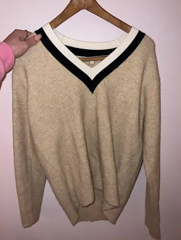 Boutique Cream Sweater Tan