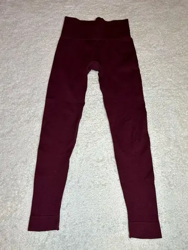 Set Active NWOT  Burgundy Leggings Size‎ Small