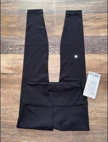 Lululemon  Wunder Train High Rise 28” Black Size 6 NWT