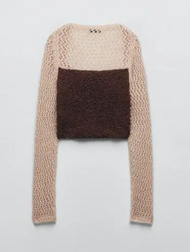 ZARA NWT  SHORT KNIT TOP