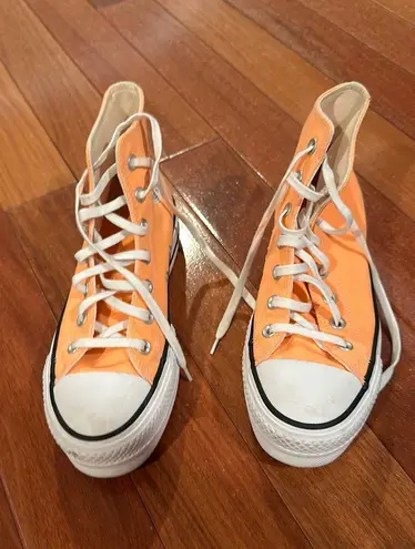 Converse Platform Orange Size 7 40 46 Off Retail From Viktoria