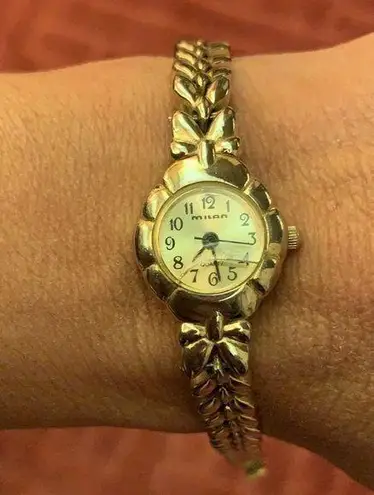 Vintage milan watch Gold