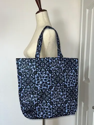 Estée Lauder Estee Lauder Blue and Black Tote Bag with Classic Design