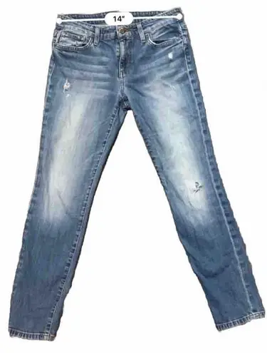 joe's jeans Joe's‎ The High Water Fit Skinny Jeans Women's 27 Blue Faded Distressed Crop Cut