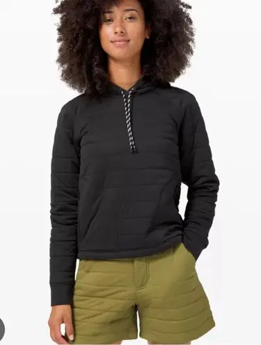 Lululemon Athletica Black Boxy Long Sleeve Hoodie Size 4