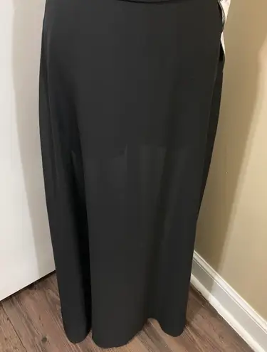 Crystal Doll Black Strapless Illusion Romper Dress