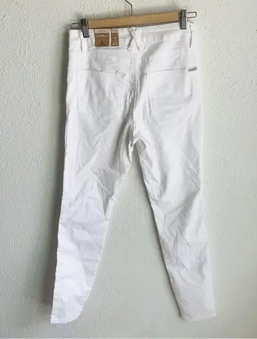prAna Oday White Jeans Organic Cotton NWT Sz 4