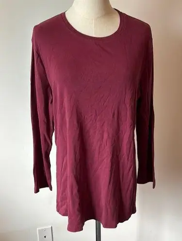 Motherhood Maternity Red Long Sleeve Relaxed T