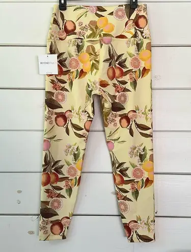 Beyond Yoga Olympus High Waist Leggings Limoncello Leafy Citrus NEW Size XL