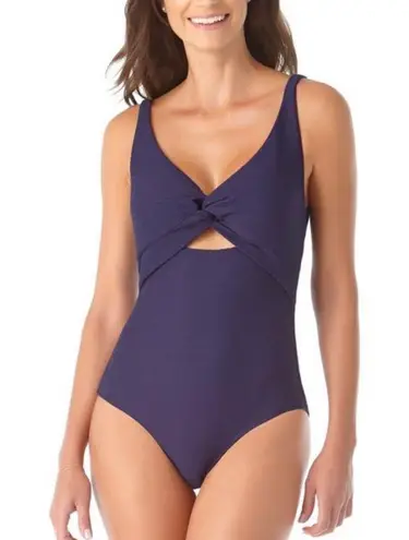 Anne cole Studio Twist Front One Piece Swimwear