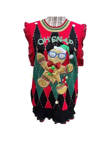 BLIZZARD BAY OH Snap! Sweater Vest Red Size L