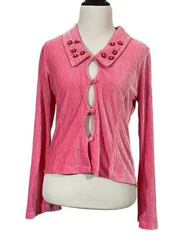 NWT TACH Clothing Luna Velvet Shirt