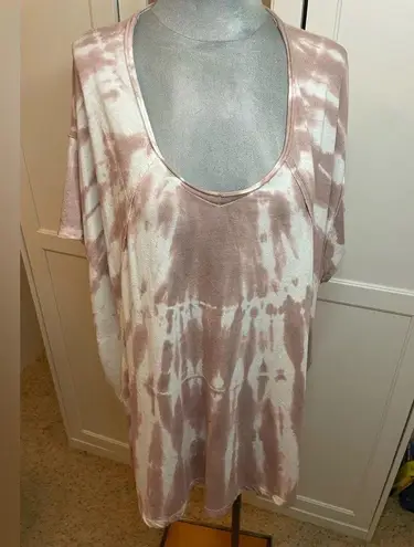 FP Movement by Free People oversized Tie Dye Dress with pockets size S Pink