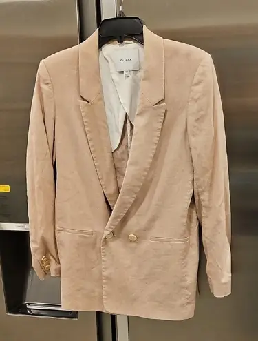 Cuyana ππ Linen Blend Blazer ~ Cream Small